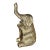 Vintage Brass Elephant Figurine For Sale