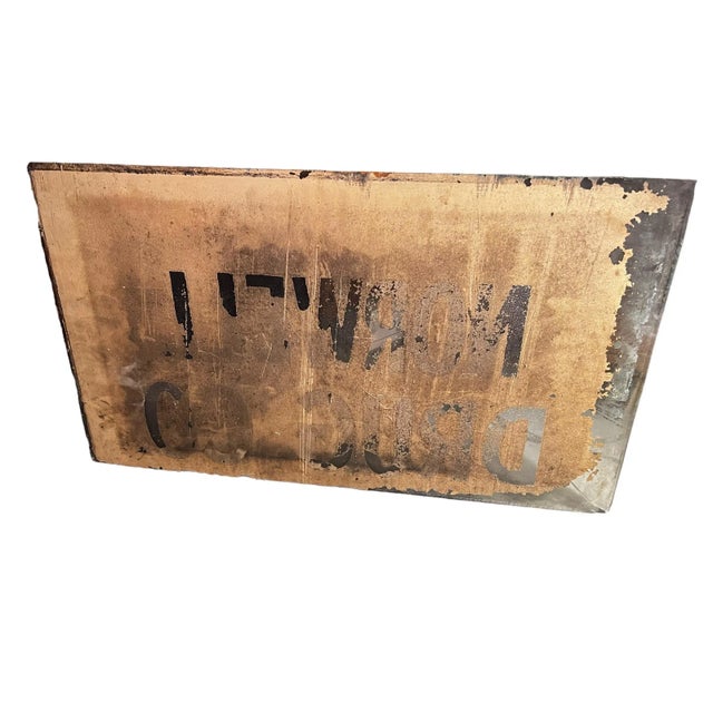 Vintage 1950’s Drug Pharmacy Reverse Painted Glass Advertisement Sign for Norwell Drug Co. For Sale In Chicago - Image 6 of 10