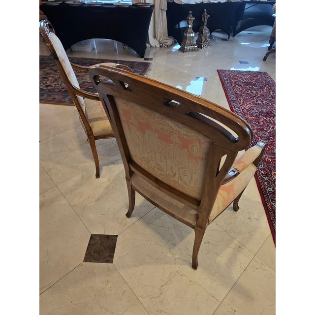 Late 19th Century French Art Nouveau Fauteuils Manner of Majorelle - A Pair For Sale In Miami - Image 6 of 12