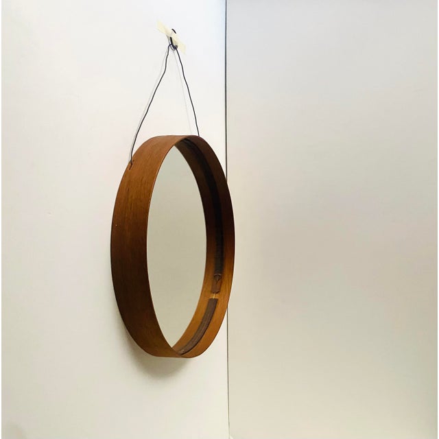 Mid 20th Century Scandinavian Modern Swedish Mirror by Glas Master, Markaryd, Sweden, Circa 1960s For Sale - Image 5 of 10