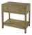Nora 30 in. W Rectangular Wood 1 Drawer Wide Nightstand with Lower Open Shelf, Light Oak For Sale