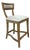 Carvell Bar Stool - White Cowhide / Oak Frame For Sale