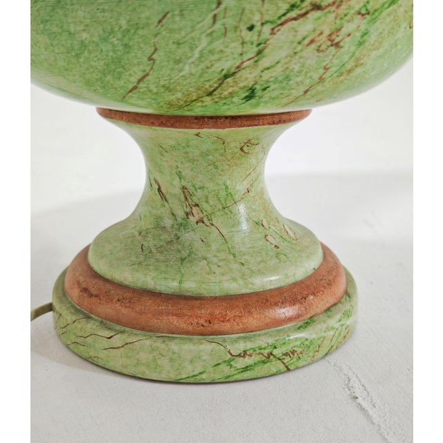 Vintage Italian Ceramic and Brass Table Lamp, 1960s For Sale - Image 9 of 17