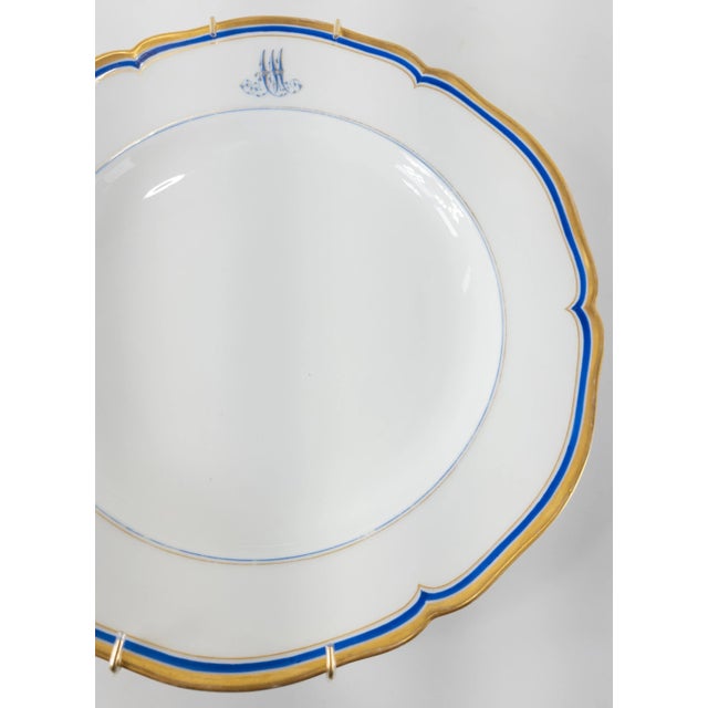 Traditional 19th Century German Kpm Porcelain Decorative Dinner Plate For Sale - Image 3 of 11