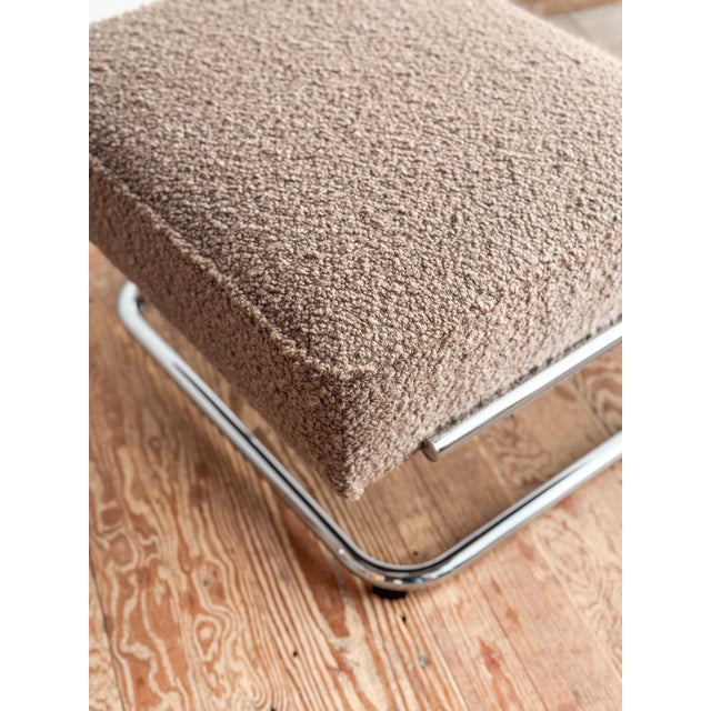 Set of Model 411 Cantilever Lounge Chair and Ottoman from Thonet, Germany, 2000s For Sale - Image 9 of 18