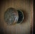1890s American Bronze Door Knobs With Rosettes - A Pair For Sale - Image 9 of 9