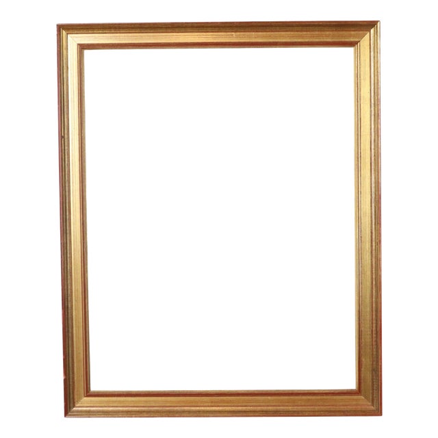 Sleek Classic Gold Frame For Sale