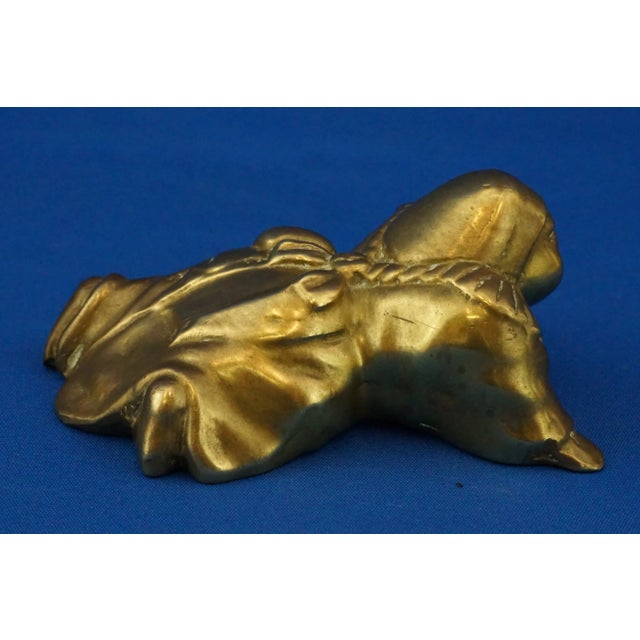 20th Century Gilded Bronze Monks attributed to Barbara Soia, Set of 2 For Sale - Image 18 of 18