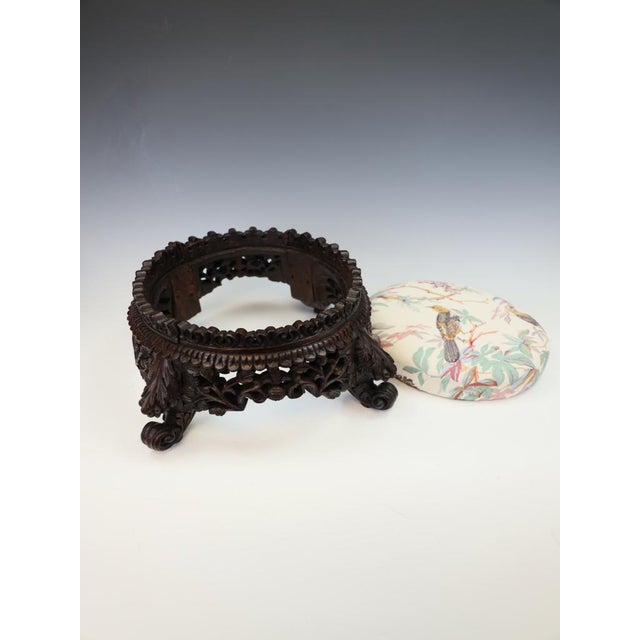 Victorian Paradise Line Stool in Bennison, 1880 For Sale - Image 14 of 18