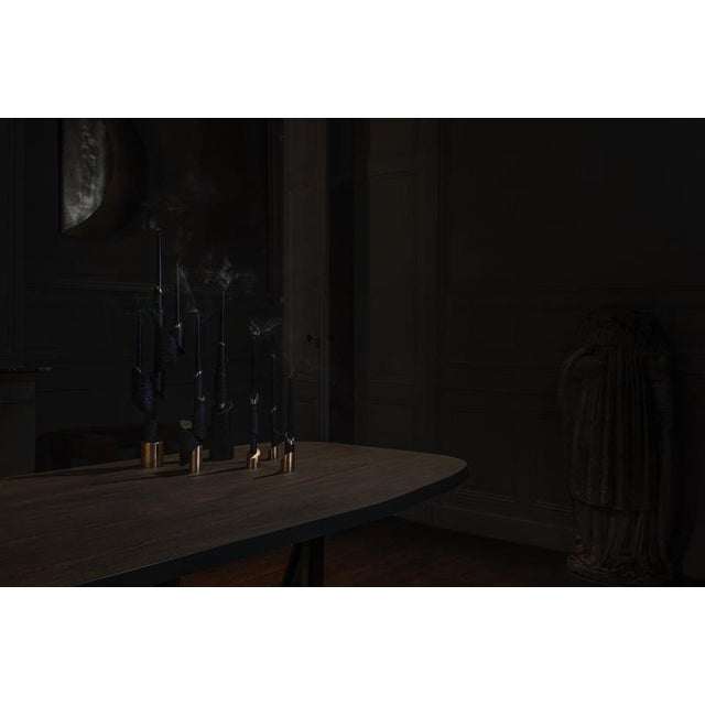 Ashes to Ashes B6 Bronze Candleholder by William Guillon For Sale - Image 17 of 18