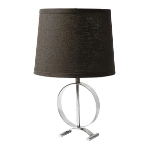 Art Deco Open Form Machine Age Table Lamp in Chrome