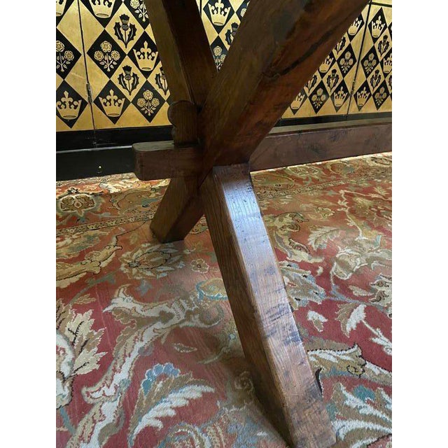Monastery Farmhouse Table in Oak For Sale - Image 4 of 6