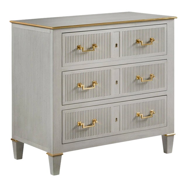 Modern History Copenhagen Bedside Chest - Grey For Sale