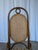 1970s Vintage Bentwood Chair in Fabric and Cane Backrest, Yugoslavia, 1970s For Sale - Image 5 of 18