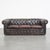 Dark Brown 3-Seater Cowhide Chesterfield Sofa For Sale - Image 15 of 15