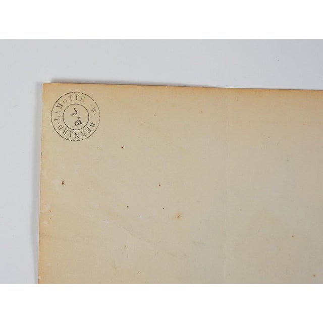 Small early 20th century ink and watercolor study on paper of a dashing man in hat and scarf by Bernard Lamotte (1903 –...