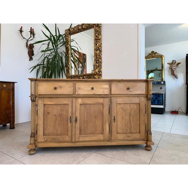 Rustic 3-drawer sideboard/cabinet/pharmacy cabinet. Dimensions: Height x Width x Depth 89 x 149 x 47 cm. This is a...