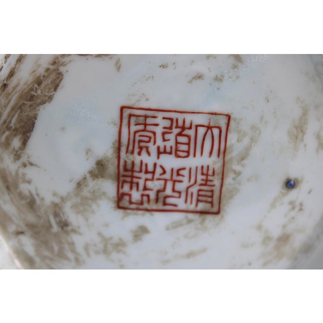 Antique Chinese Porcelain Hexagonal Vase, Famille Juane "Hundred Treasures" Rare For Sale - Image 17 of 18