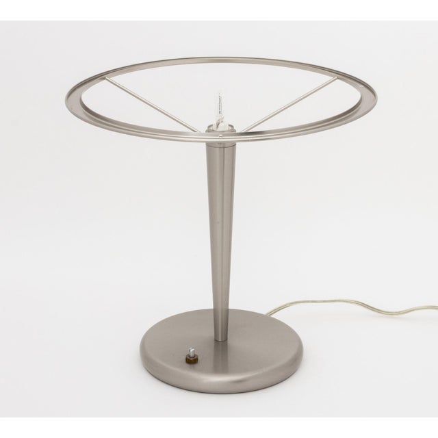 Glass Holtkotter Leuchten Postmodern Frosted Glass Shade Table Lamp For Sale - Image 7 of 9
