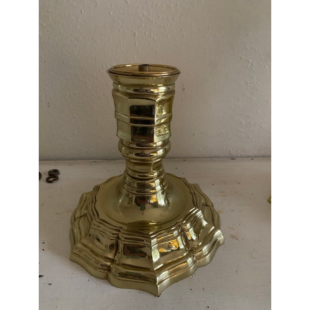 Gold Pair 19th Century French Bronze Photophores Regence Style For Sale - Image 8 of 8