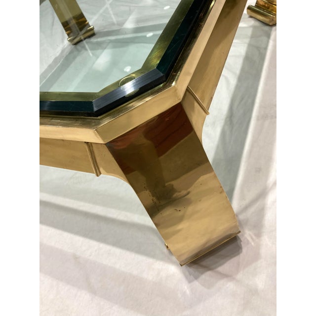 Ming Leg Brass Coffee Table From Mastercraft For Sale - Image 11 of 13