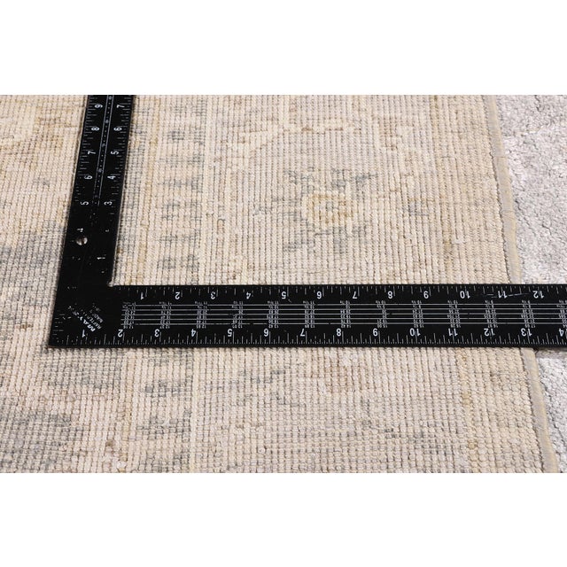 Textile Vintage Indian Oushak Rug, 05'09 X 09'00 For Sale - Image 7 of 10