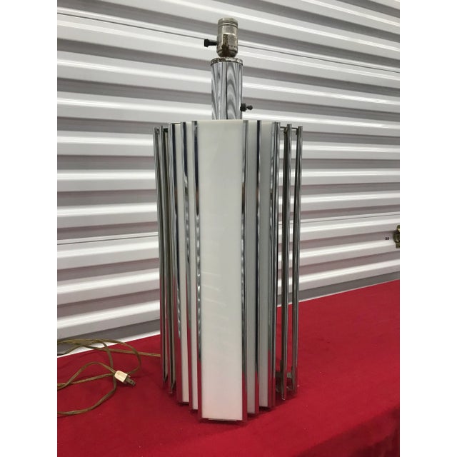 Art Deco 1980s Art-Deco Skyscraper Style Lamp For Sale - Image 3 of 13