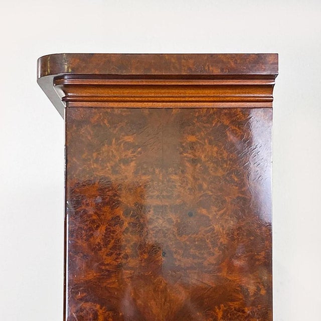 Hungarian Art Deco Wood and Glass Highboard with Shelves, 1930s For Sale - Image 13 of 18