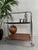 Handy vintage serving trolley in metal (chrome) and plywood. Has a somewhat industrial character. Marked: Gerlinol. When...