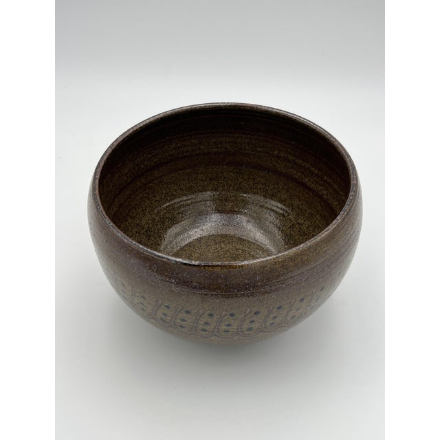 Mid-Century Modern Ceramic Bowl by Töpferei Handarbeit Wagner, 1960s For Sale - Image 3 of 5