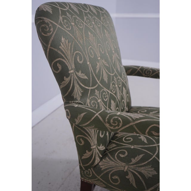 Pair Southwood Newly Upholstered Chippendale Armchairs For Sale In Philadelphia - Image 6 of 18