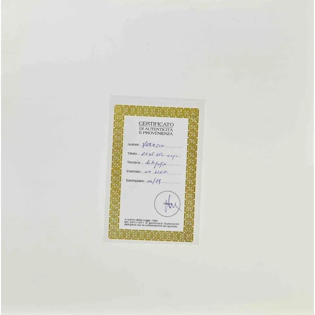 The houses on the lake is a lithograph attributed to nicholas verrall (1945) in the late 20th century. Hand-signed on the...