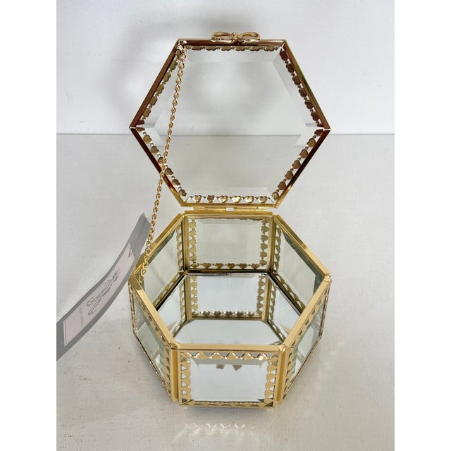 Rachel Ashwell Gold and Glass Box For Sale - Image 11 of 11
