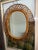 Wood Vintage Wicker Mirror, 1950 For Sale - Image 7 of 12