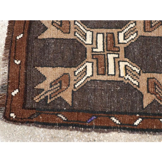 Mid 20th Century Galerie Shabab Collection Mid-20th Century Turkish Anatolian Throw Rug For Sale - Image 5 of 8