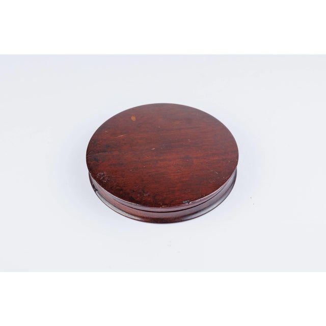 Late 19th Century 19th Century Antique English Treen Round Lidded Box For Sale - Image 5 of 5
