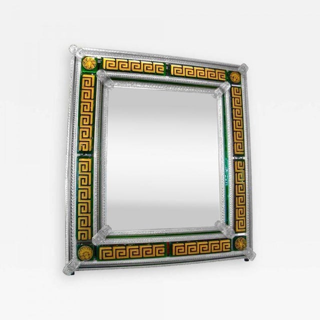 Mid 20th Century Fratelli Barbini - Gianni Versace Mirror For Sale - Image 5 of 5