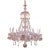 Mid 20th Century Italian Crystal Twelve-Light Chandelier With Cut-Glass Pendants For Sale