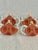 White 2003 MacKenzie-Childs "Piccadilly" Hand-Painted Ceramic Teapot Cabinet Pulls - Set of 4 For Sale - Image 8 of 12