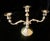 Art Nouveau Mid 20th Century French Silver Plate Candelabra Pair For Sale - Image 3 of 12