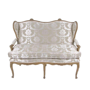 French Upholstered Settee Circa 1860