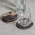 Contemporary Plover 4" Petrified Wood Coasters, Set of 4 For Sale - Image 3 of 4