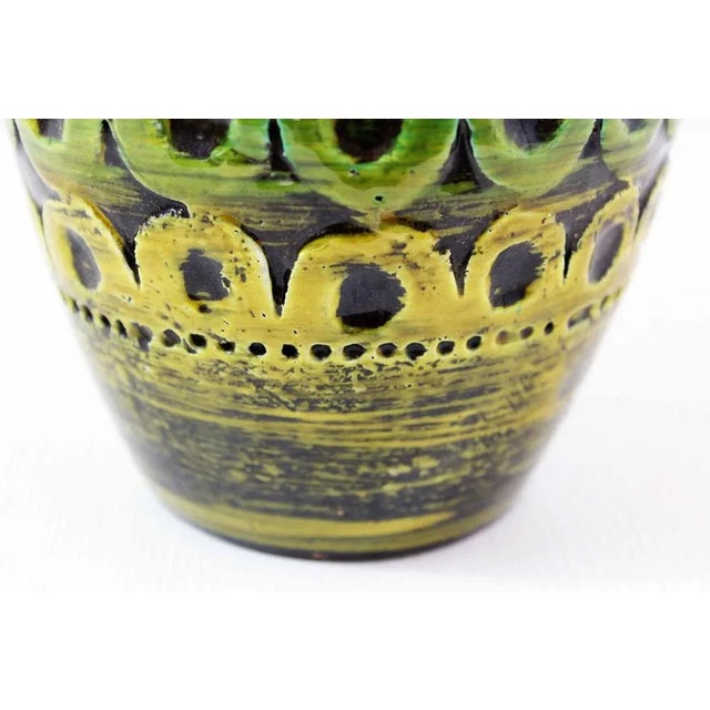 Italian Ceramic Vase by Aldo Londi for Bitossi, 1960s For Sale - Image 10 of 11