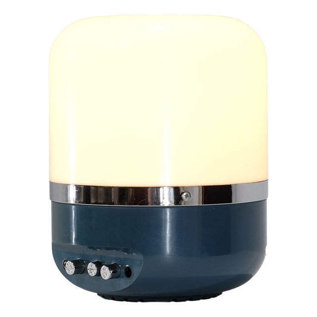 Radio-Lamp by Adriano Rampoldi for Europhon, Italy, 1970s For Sale