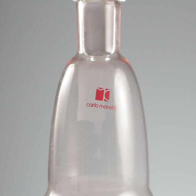 Murano Glass Bottle by Carlo Moretti For Sale - Image 4 of 7