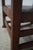 Stickley Antique Mission Style Oak Leather Seat Rocking Chair For Sale - Image 14 of 18