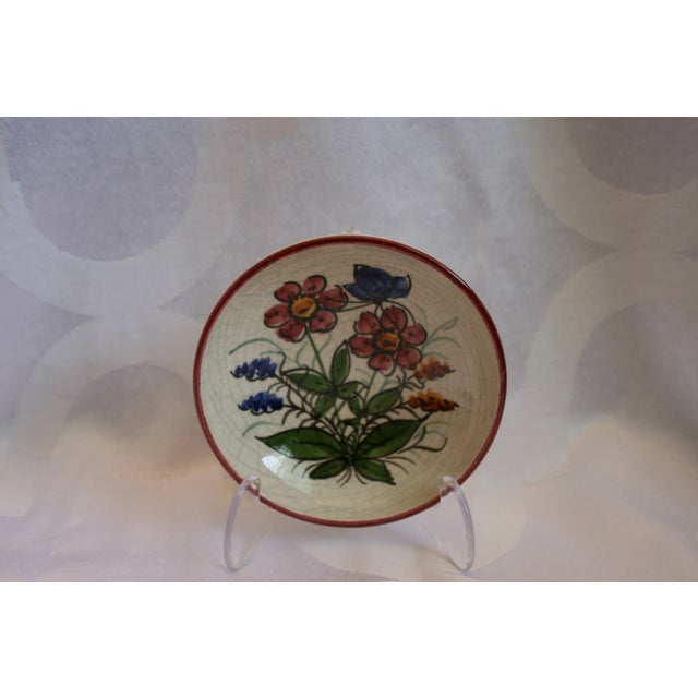 Vintage Hand Crafted Graf German Art Pottery Small Bowl Most German pottery was not imported into the United States. These...