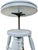 Victorian Adjustable Piano Stool in Powder Blue Paint, Claw & Glass Ball Feet For Sale In Philadelphia - Image 6 of 17