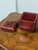 Glazed Ceramic Lidded Canisters, Set of Two For Sale - Image 9 of 12