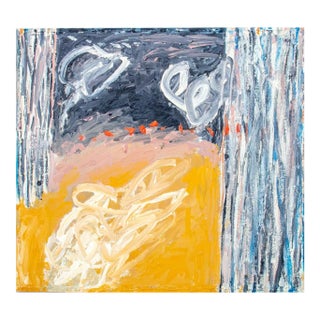 Elfi Schuselka "Fall" Abstract Oil on Canvas For Sale